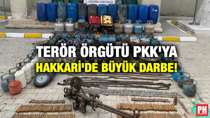 TERÖR ÖRGÜTÜ PKK’YA HAKKARİ’DE BÜYÜK DARBE!