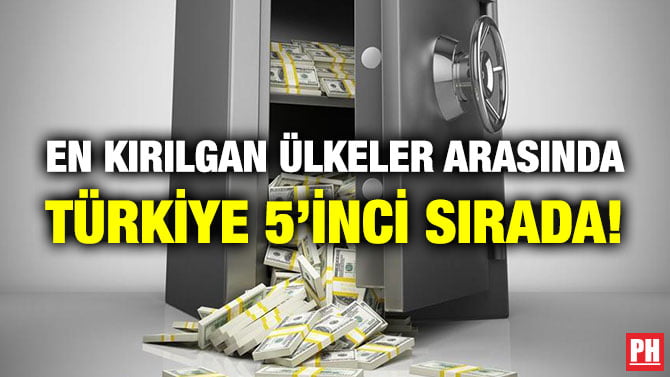 EN KIRILGAN ÜLKELER ARASINDA TÜRKİYE 5’İNCİ SIRADA!