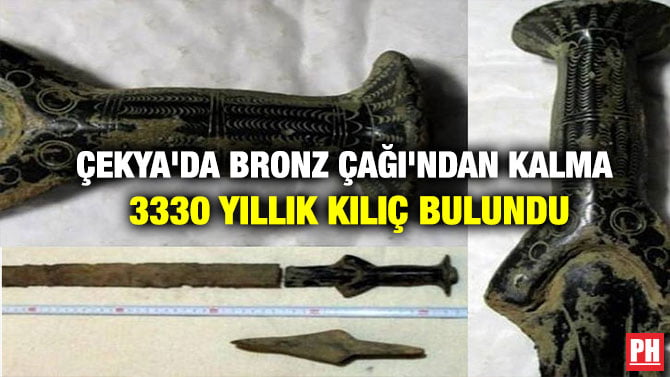 ÇEKYA’DA BRONZ ÇAĞI’NDAN KALMA 3330 YILLIK KILIÇ BULUNDU
