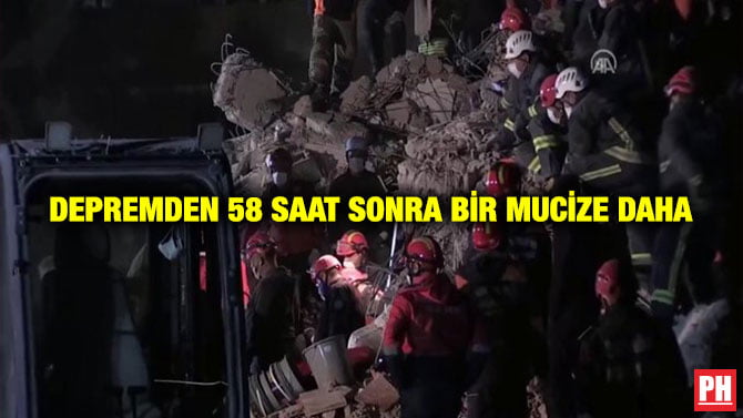 DEPREMDEN 58 SAAT SONRA BİR MUCİZE DAHA