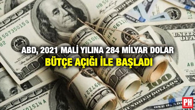 ABD, 2021 MALİ YILINA 284 MİLYAR DOLAR BÜTÇE AÇIĞI İLE BAŞLADI
