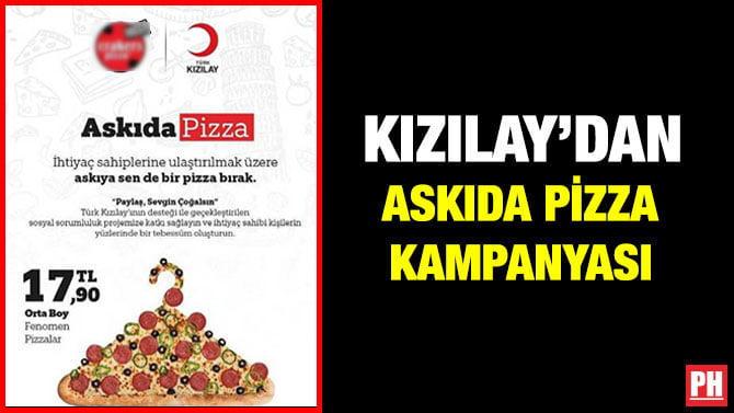 KIZILAY’DAN ASKIDA PİZZA KAMPANYASI