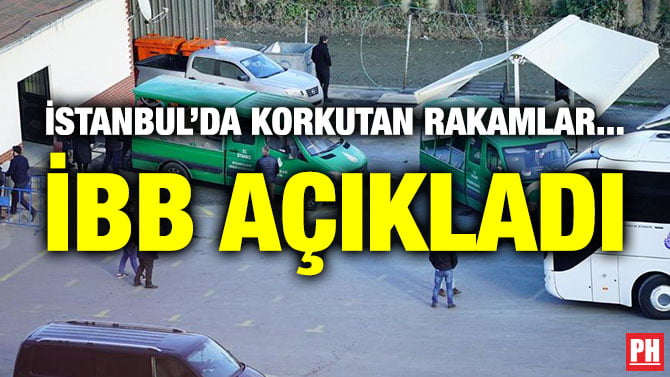 İSTANBUL’DA KORKUTAN RAKAMLAR… İBB AÇIKLADI