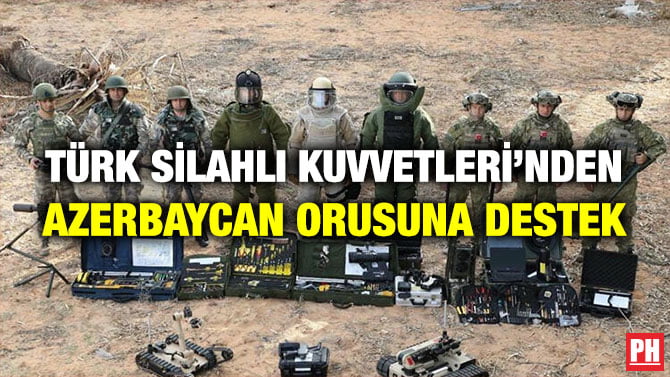 TÜRK SİLAHLI KUVVETLERİ’NDEN AZERBAYCAN ORUSUNA DESTEK