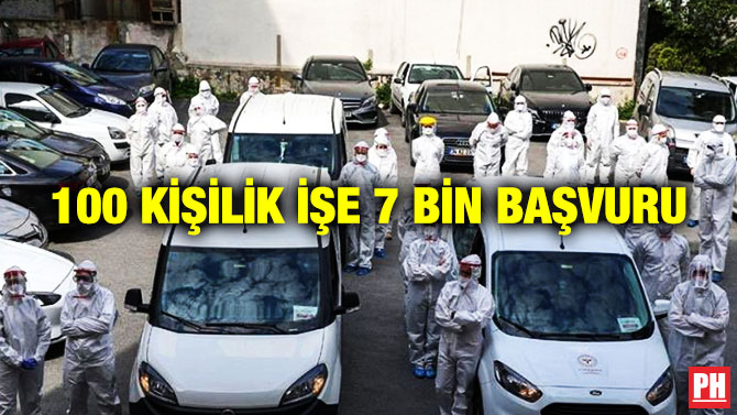 100 KİŞİLİK İŞE 7 BİN BAŞVURU