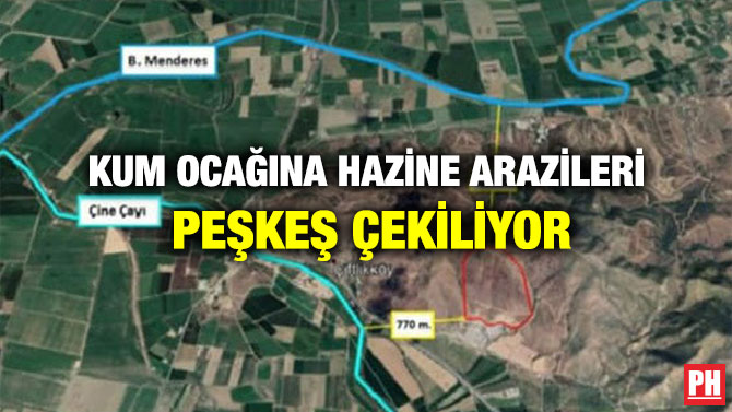 KUM OCAĞINA HAZİNE ARAZİLERİ PEŞKEŞ ÇEKİLİYOR