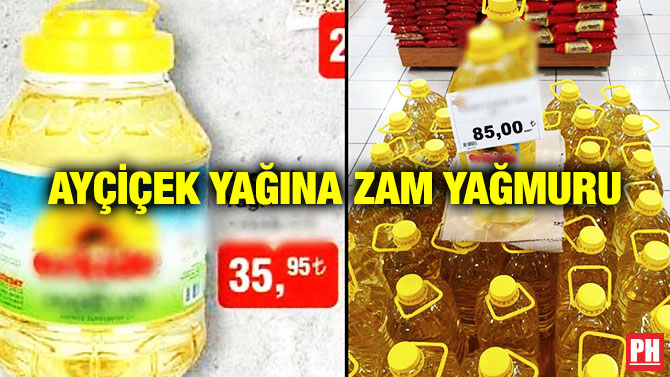 AYÇİÇEK YAĞINA ZAM YAĞMURU