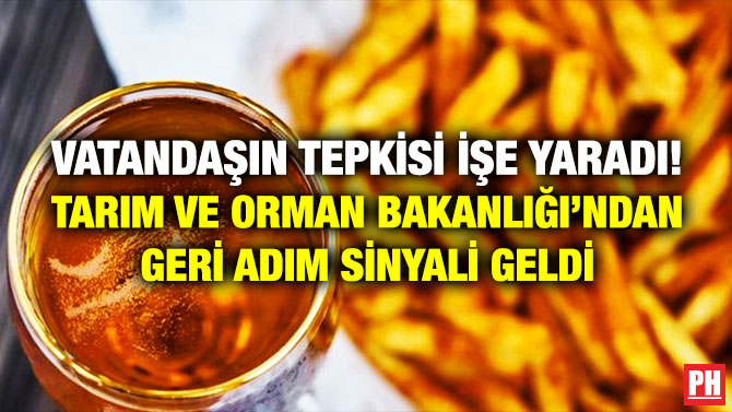 VATANDAŞIN TEPKİSİ İŞE YARADI! TARIM VE ORMAN BAKANLIĞI’NDAN GERİ ADIM SİNYALİ GELDİ