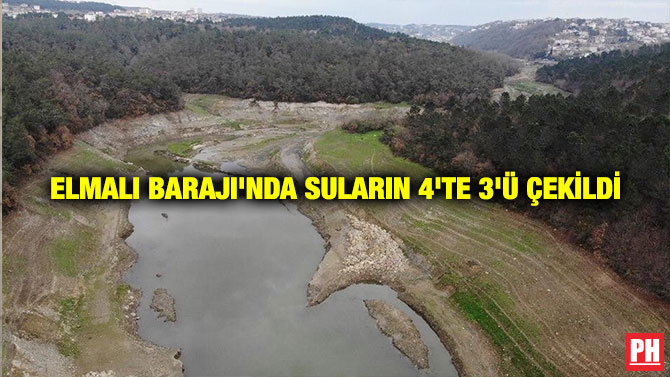 ELMALI BARAJI’NDA SULARIN 4’TE 3’Ü ÇEKİLDİ