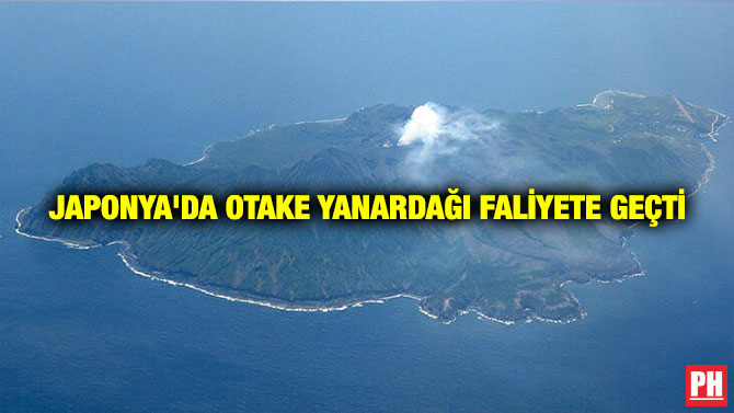JAPONYA’DA OTAKE YANARDAĞI FALİYETE GEÇTİ