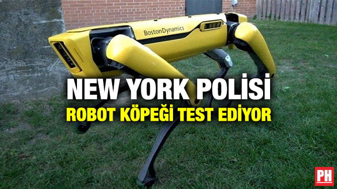 NEW YORK POLİSİ ROBOT KÖPEĞİ TEST EDİYOR