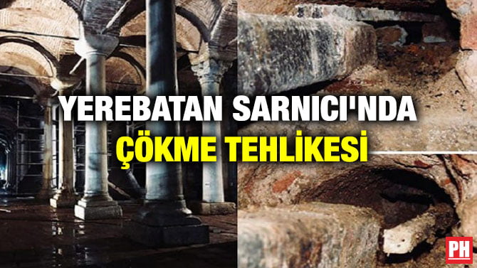 YEREBATAN SARNICI’NDA ÇÖKME TEHLİKESİ