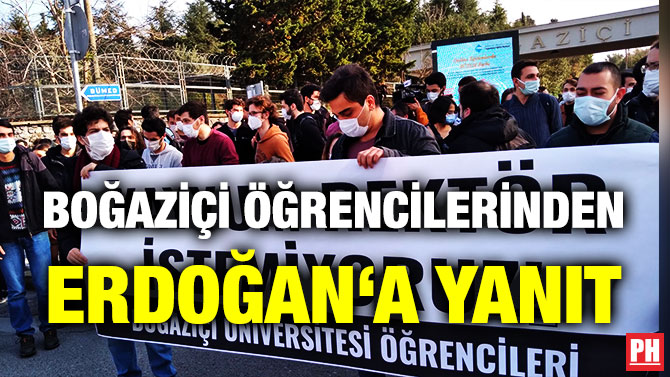 Boğaziçi Öğrencilerinden Erdoğan’a Yanıt