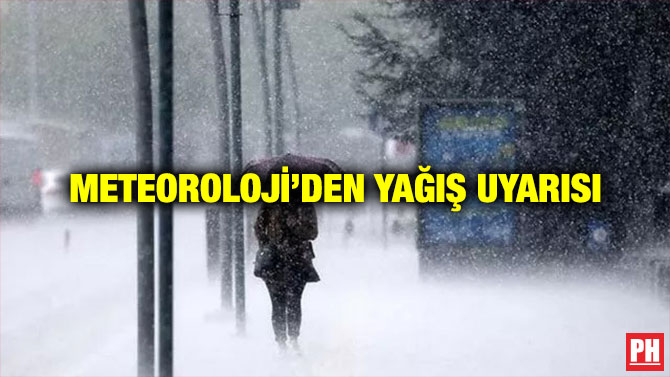 Meteoroloji’den Yağış Uyarısı