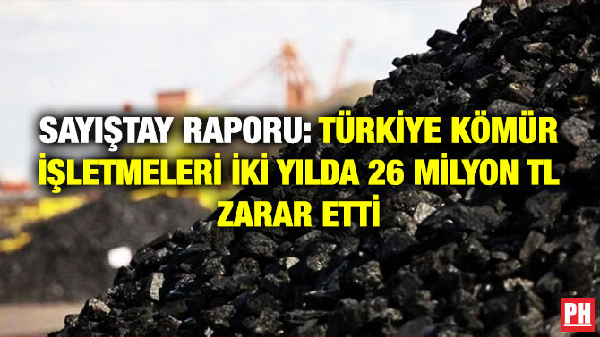 Sayıştay Raporu: Türkiye Kömür İşletmeleri İki Yılda 26 Milyon TL Zarar Etti