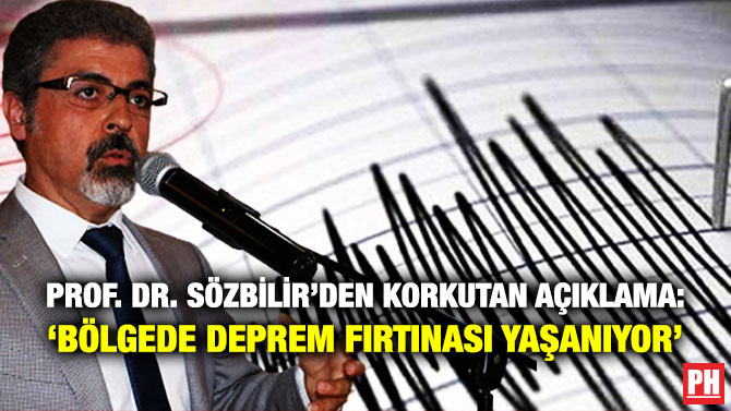 Prof. Dr. Sözbilir’den Korkutan Açıklama: ‘Bölgede Deprem Fırtınası Yaşanıyor’
