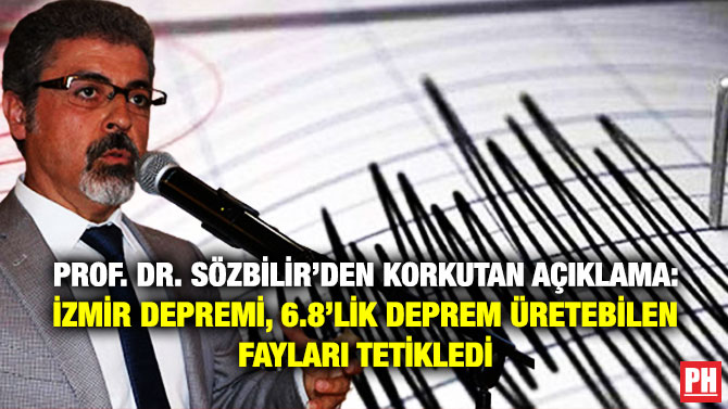 Prof. Dr. Sözbilir’den Korkutan Açıklama: İzmir Depremi, 6.8’lik Deprem Üretebilen Fayları Tetikledi