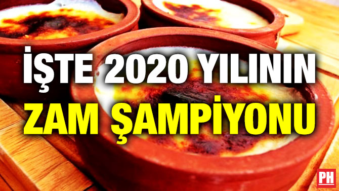 İŞTE 2020 YILININ ZAM ŞAMPİYONU