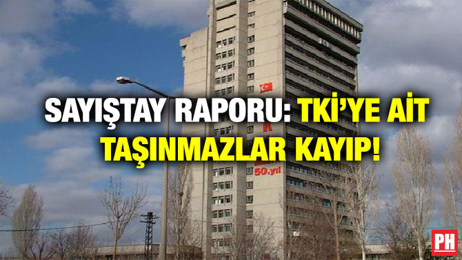 Sayıştay Raporu: TKİ’ye Ait Taşınmazlar Kayıp!