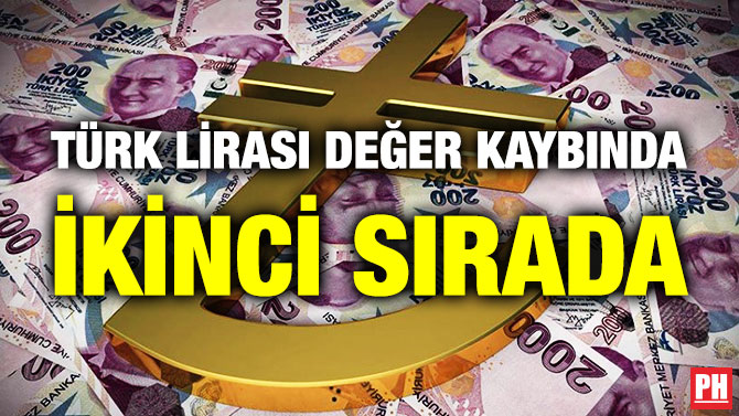 TÜRK LİRASI DEĞER KAYBINDA İKİNCİ SIRADA