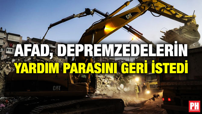 AFAD, Depremzedelerin Yardım Parasını Geri İstedi