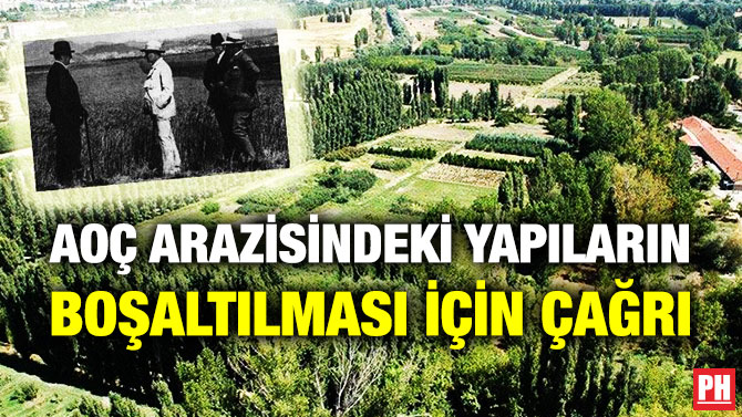 AOÇ Arazisindeki Yapıların Boşaltılması için Çağrı
