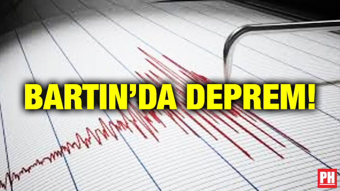 Bartın’da Deprem!