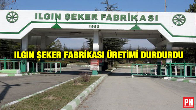 Ilgın Şeker Fabrikası Üretimi Durdurdu