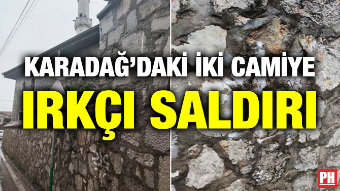 Karadağ’daki İki Camiye Irkçı Saldırı
