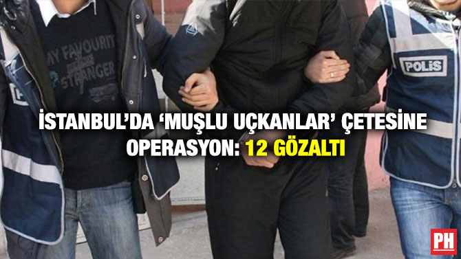 İstanbul’da ‘Muşlu Uçkanlar’ Çetesine Operasyon: 12 Gözaltı