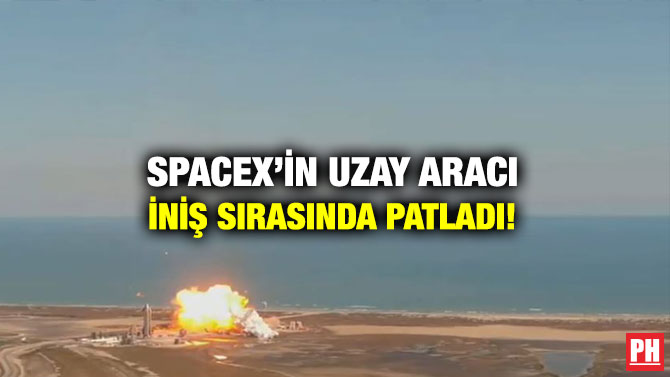 SpaceX’in Uzay Aracı İniş Sırasında Patladı!