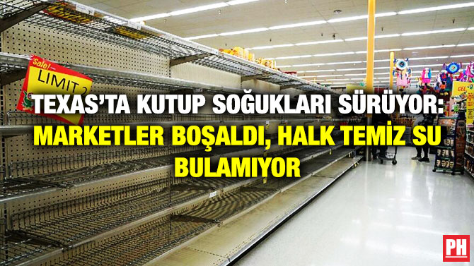 Texas’ta Kutup Soğukları Sürüyor: Marketler Boşaldı, Halk Temiz Su Bulamıyor
