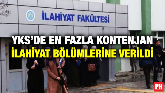 YKS’de En Fazla Kontenjan İlahiyat Bölümlerine Verildi