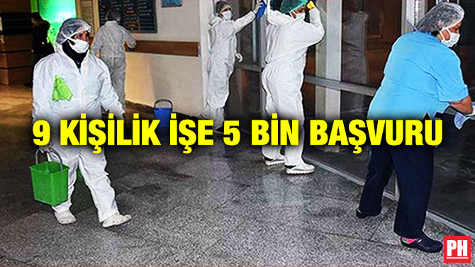 9 Kişilik İşe 5 Bin Başvuru