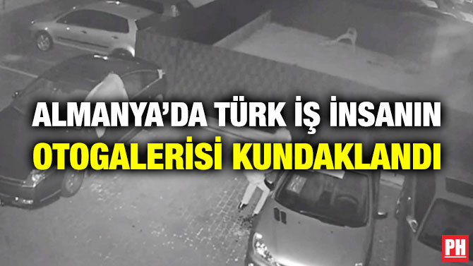 Almanya’da Türk İş İnsanın Otogalerisi Kundaklandı