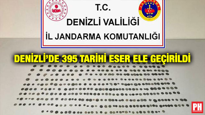 Denizli’de 395 Tarihi Eser Ele Geçirildi