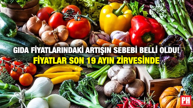 Gıda Fiyatlarındaki Artışın Sebebi Belli Oldu! Fiyatlar Son 19 Ayın Zirvesinde
