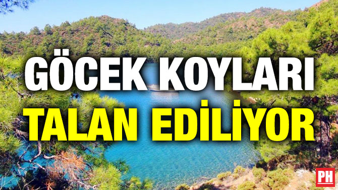 Göcek Koyları Talan Ediliyor