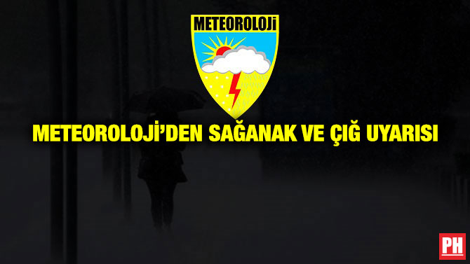 Meteoroloji’den Sağanak ve Çığ Uyarısı