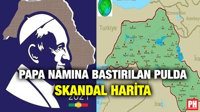 Papa Namına Bastırılan Pulda Skandal Harita