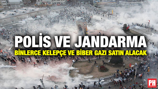 Polis ve Jandarma Binlerce Kelepçe ve Biber Gazı Satın Alacak