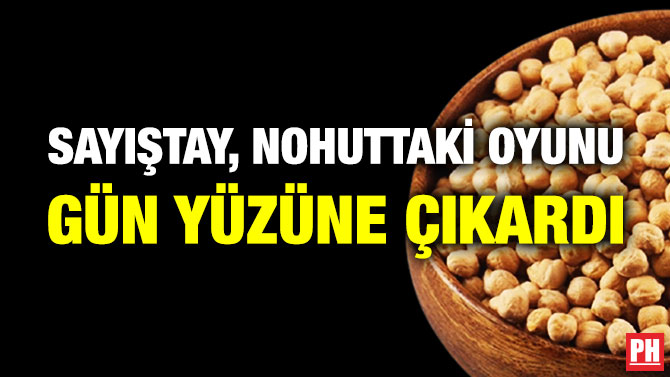 Sayıştay, Nohuttaki Oyunu Gün Yüzüne Çıkardı