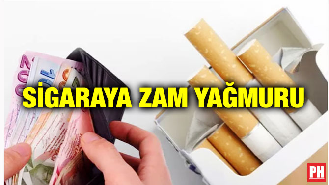 Sigaraya Zam Yağmuru