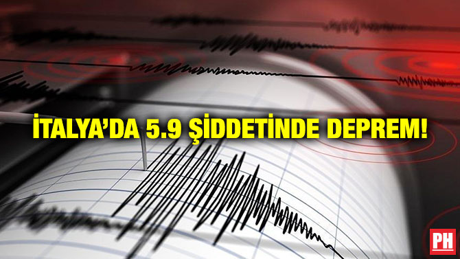 İtalya’da 5.9 Şiddetinde Deprem!