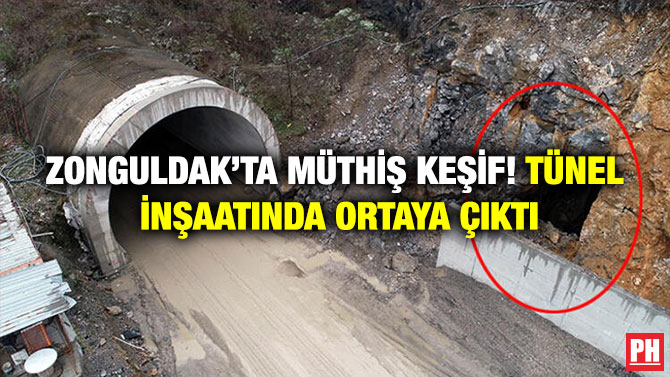 Zonguldak’ta Müthiş Keşif! Tünel İnşaatında Ortaya Çıktı