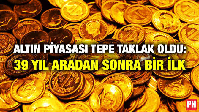 Altın Piyasası Tepe Taklak Oldu: 39 Yıl Aradan Sonra Bir İlk