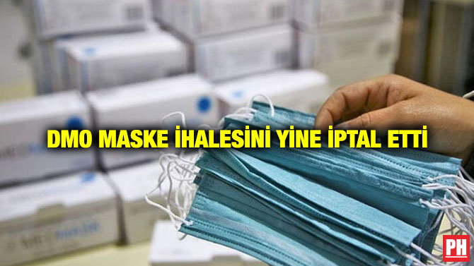 DMO Maske İhalesini Yine İptal Etti