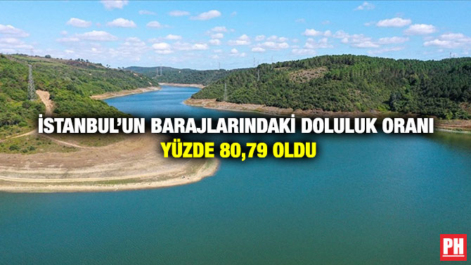 İstanbul’un Barajlarındaki Doluluk Oranı Yüzde 80,79 Oldu