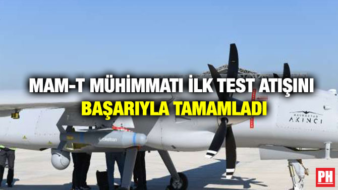 MAM-T Mühimmatı ilk Test Atışını Başarıyla Tamamladı