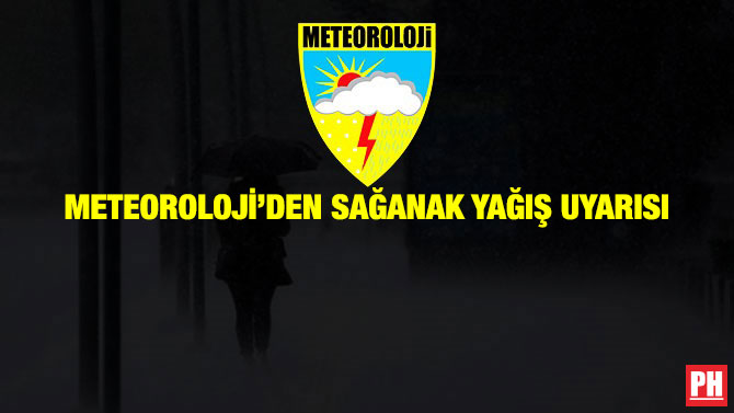 Meteoroloji’den Sağanak Yağış Uyarısı